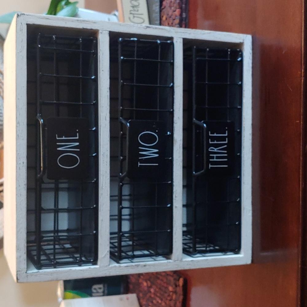 Rae Dunn 3 Drawer Shelf